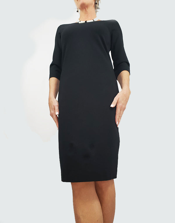Straight black dress