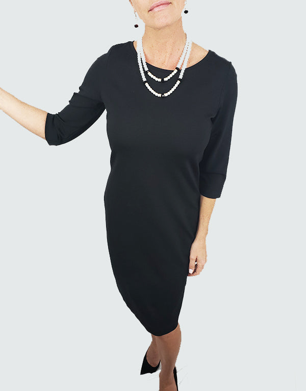 Straight black dress