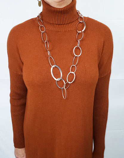 large cupper necklace